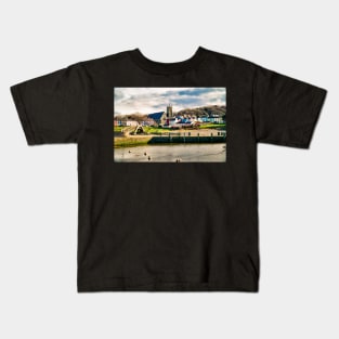 Aberaeron Harbour - Coastal Scenery Kids T-Shirt